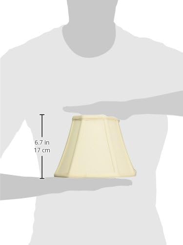 Royal Designs Square Cut Corner Basic Lamp Shade, Eggshell, 4.5 x 8 x 6.5, UNO Table Lamp, 4.5 x 8 x 6.5" - Image 5