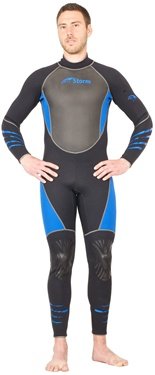 Storm Accessories 3/2mm Men's Full Suit Snorkel/Scuba/Water Sports Diving Wetsuit, Small - Thumbnail 3