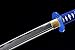 Mastergoswords 41'' Real Samurai Sword Sharp Blade Battle Ready Katana Handmade Japanese Sword with Blue/Red Scarbard