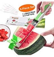 Watermelon Slicer, Forno Melon Cutter Windmill Watermelon Cutter Cuber Stainless Steel Melon Slicer Cutter Tool