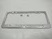 Infiniti Chrome License Plate Frame w/ Caps