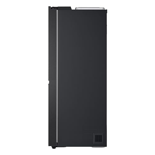 LG GSLE81EPBD Side-by-Side Kühlschrank, 628 L, mit Eis-, Crushed Ice- & Wasserspender, UVnano, LINEARCooling®, DoorCooling+, Total NoFrost, Wassertank, Wi-Fi, Smart Inverter, Schwarz [Energieklasse D] 10