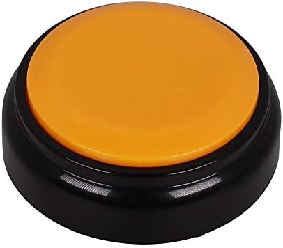 Cover Recordable Sound Buttons Answer Buzzers, Sound Box (Orange Black)