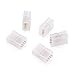 LE 4-Pin Connector for LED 100-240V Strip Lights, Pack of 5 Units, 5050 LED Strip Accessories, Joint Pin for LED RGB Strips