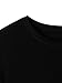 DAVID ARCHY Men's 3 Pack Rib Modal Crewneck Undershirts (S, Black)