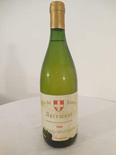 apremont savour club blanc 1992 - savoie france: une bouteille de vin.