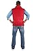 Fun Costumes Adult Back to the Future Marty McFly Halloween Costume with Vest, Jacket, Shirt | Cosplay Outfit | Officially Licensed - Red - Medium