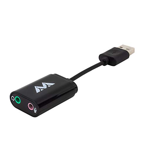 Antlion Audio USB Stereo Sound Card Adapter for Microphones and