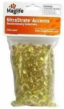 Maglife Usa AMX70104 250-Pack AMX NitraStrate Polymer Marine Aquarium Filter Substrate Beads, Yellow