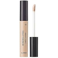 [the SAEM] Mineralizing Creamy Concealer 4ml (#1.5 Cappucino) - Full Coverage without Darkening, High Adherence Moisturizing 