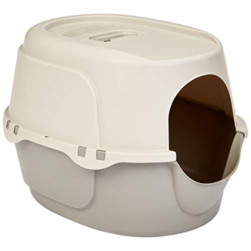 Amazon Basics NoMess Hooded Cat Litter Box, 20 x 17 x 26 Inches, No