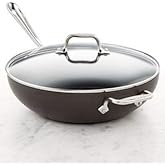 All-Clad Hard-Anodized Commercial Strong Nonstick 12" Chefs Pan with Lid