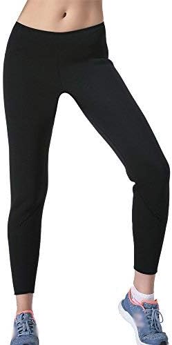 NHEIMA Hot Sweat Pants Neoprene Sauna Pants For Weight Loss Leg Fat Burner Women's Ankle-Length Slimming Long Pants Hot Yoga Leggings Shapewear Thermo Body Shapers