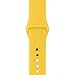 Yearscase 38MM Soft Silicone Sport Replacement Band for Apple Watch Series 1 2 3, M/L Size - Yellow