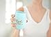 Bride Tribe Bachelorette Party Silicone Cups - Set of 10 Bundle with Temporary Tattoos Set of 12 -Bridesmaid Wedding Gift Celebration Durable Decorations (Blue)