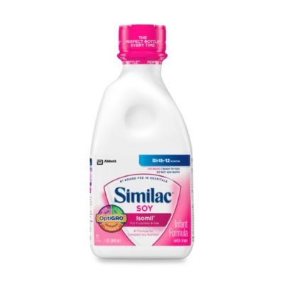 Buy Similac Soy Isomil Ready to Feed 1 qt. Plastic Bottle Online at ...
