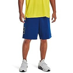 Under Armour Mens Tech Graphic Short , (471) Blue