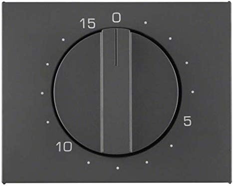 Hager K1 Plaque Centrale Commandement Minuteur 15 Minutes Anthracite Amazon Fr Bricolage
