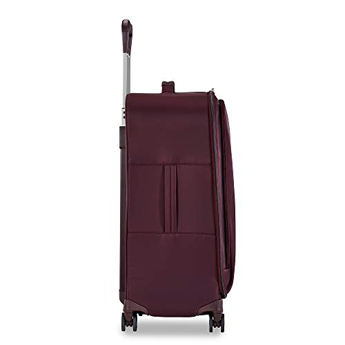 Briggs & Riley RhapsodySoftside Spinner Luggage, Plum, CheckedMedium