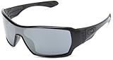 Oakley Offshoot OO9190-03 Iridium Wrap Sunglasses,Polished Black,55mm