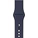 iMOMO Sport Band Compatible with iWatch, Soft Silicone Sport Band [3 Pieces for 2 Lengths] Large/Small Wrist Strap Replacement for iWatch 1 2 3 4 All Models 38mm /40mm - Midnight Blue