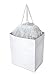 Clean Cubes 13 Gallon Disposable Pop-Up Trash Cans (6-Pack) with Fitted Bags – Foldable Garbage & Recycling Bins for Parties, Events & Kitchen (White, 17