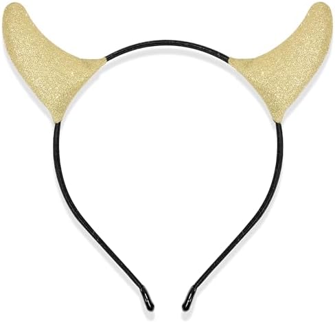 Diadema De Cuernos De Antílope Para Halloween Y Cosplay - Accesorio De Resina Y Plástico De 22x27 Cm, Ligero Y Cómodo, Ideal Para Fiestas Temáticas, Navidad, Cumpleaños Y Carnaval