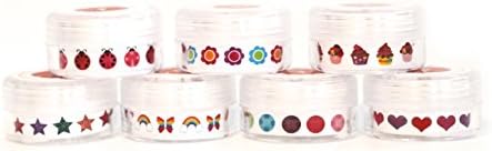 Poppy Drops Party Favor 9-Pack Mini-Pots Temporary Tattoo Earrings - Safe, Non-Toxic Ear Piercing Alternative.