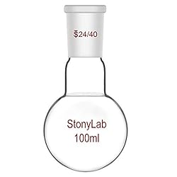 StonyLab Glass 100ml Heavy Wall Single Neck 1 Neck