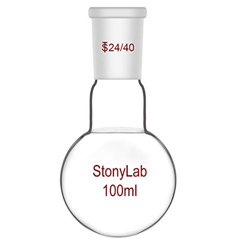 StonyLab Glass 100ml Heavy Wall Single Neck 1 Neck