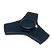 DQWK Hand Spinner Fidget EDC ADHD Focus Toy Ultra Durable High Speed 1-5 Min Spins Precision Kirsite (Black)