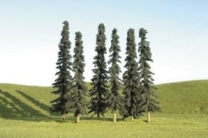 Bachmann Trains inches 4 inches  Conifer Trees 9 Per Box