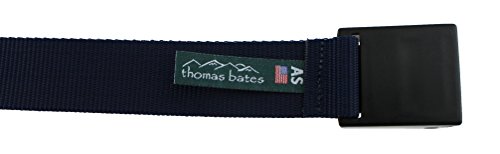 Titan Web Belt Made in USA by Thomas Bates (Navy)