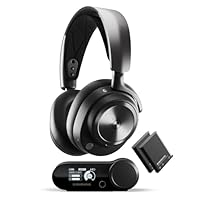 SteelSeries Arctis Nova Pro Wireless - Multi-System Gaming Headset (PS5 & PC / Switch + Bluetooth) - Unlimited Battery Life; 2 Hot-Swap Batteries - Active Noise Cancellation - ClearCast Gen2 Mic