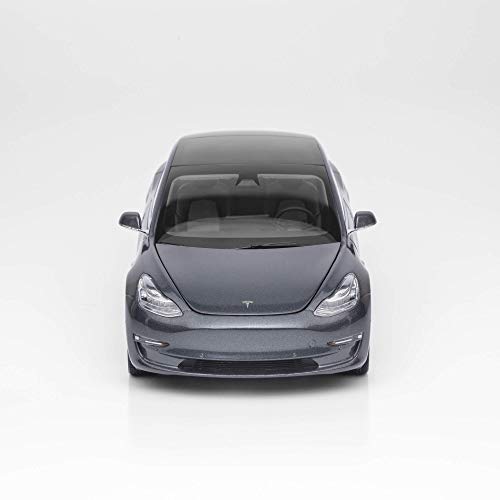 Tesla Diecast 1:18 Scale Model 3 - Midnight Silver Metallic