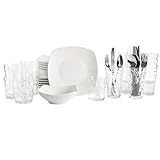 Gibson Home Zen Buffet 42-Piece Combo Dish Place