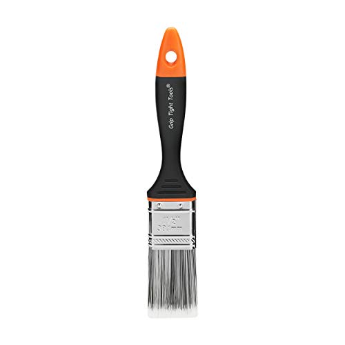 Grip Tight Tools Professional Orange Plus Paint Brush with Soft Grip, 1