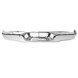 CARPARTSDEPOT 2007-2013 Toyota Tundra Rear Bumper Face Bar TO1102244 Chrome Steel wo PDC Holes