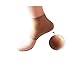 MAXSOINS Ultra Comfortable Plantar Fasciitis Silicone Gel Heel Protective Support Sleeve - Shock Absorbing and Breathable - 1 Pair (Skin color)