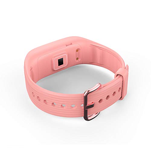 Fitness Tracker,Smart Wrist Band Sleep Sports Fitness Heart Rate Tracker Pedometer(Pink)