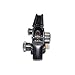 Feyachi Dual Aperture Picatinny Rail mount + Adjustment A2 Iron Rear Sight can Detachable / Combo