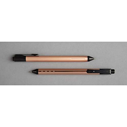 TUL® Fine Writing Solid Metal Barrel Ballpoint Pen With 2 Refills