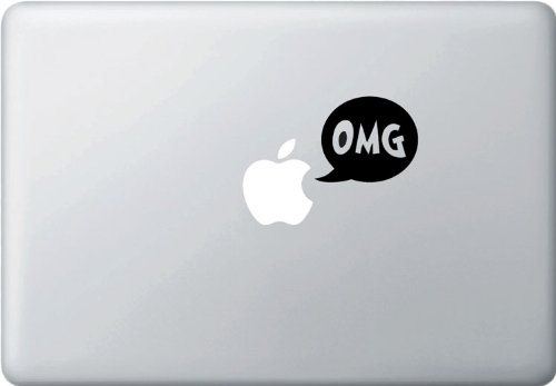 Yadda-Yadda Design Co. OMG - Macbook or Laptop Decal