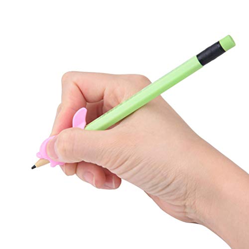 Sagton Writing Posture Corrector for Kids, 2pcs Fish Design Pencil Grip Silicone Aid Training - Thumbnail 2