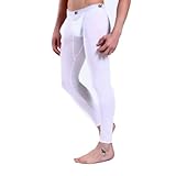 ETOSELL Underwear Men Modal Low Rise Long johns Thermal Trousers
