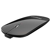 FENIFOX Bluetooth Mouse Slim Mini Whisper-Quiet Flat Portable Wireless Mice Rechargeable Compatible with Laptop,PC…