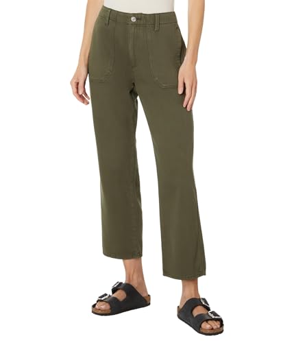 PAIGE Women's Kirby with Covered Buttonfly, Vintage Forester Green, 28
