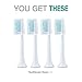 Replacement Toothbrush Heads for Sonic Rechargeable Electric Toothbrushes, 7x More Plaque Removal, End-rounded Soft Bristles, Comfortable & Efficient Clean Teeth, Perfect for Adults, White(4 Pack)