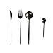 Jinsen Stainless Steel Flatware Set for Home Kitchen Restaurant Hotel (Matt Black)