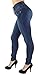 Style M1213– Colombian Design, High Waist, Butt Lift, Levanta Cola, Skinny Jeans in M. Blue Size 7